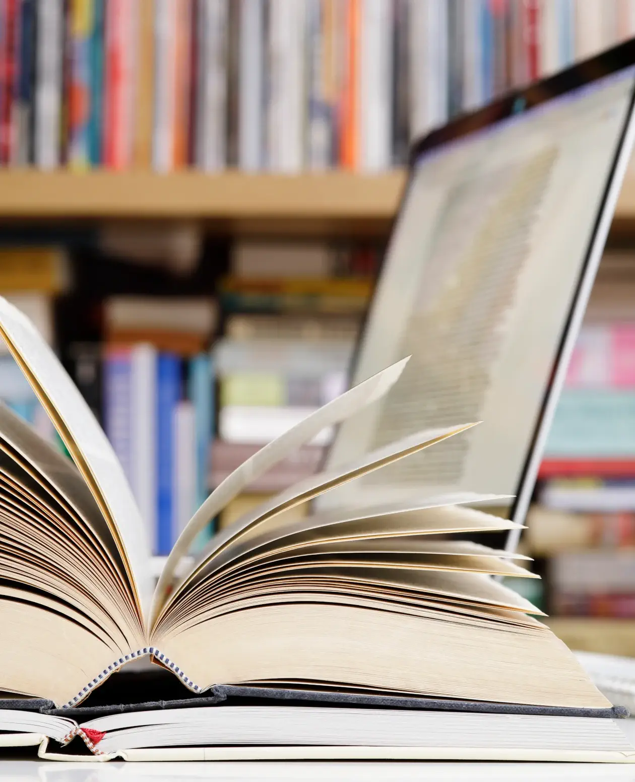 an open book